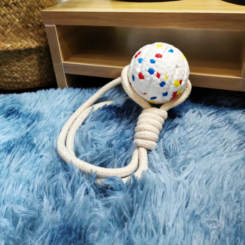 Интерактивная игрушка для жевания собак с веревкой